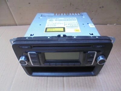 VW VOLKSWAGEN PANASONIC RCD210 MP3 RADIO STEREO CD PLAYER UNIT 1K0035156B - Image 1 of 4