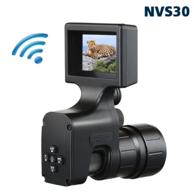 NVS30 WIFI Digital Night Vision Camera Rifle Scope 850nm IR For Outdoor Hunting - Image 1 of 4