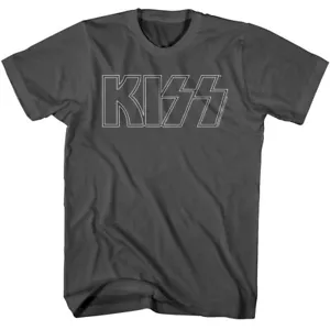 Kiss Classic Logo Men's T Shirt Glam Rock Band Album Concert Tour Merch - Picture 1 of 3