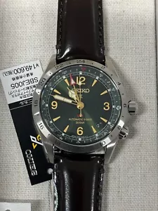 SEIKO SBEJ005 PROSPEX Alpinist Mechanical GMT Leather Strap Japan import new - Picture 1 of 3