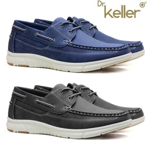 Mens Dr Keller Smart Boat Deck Casual Walking Driving Shoes Loafers Moccasins - Picture 1 of 24