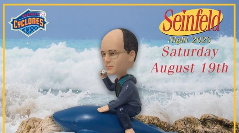 SEINFELD NIGHT 23 BROOKLYN CYCLONES COSTANZA MARINE BIOLOGIST BOBBLEHEAD PRESALE Cover