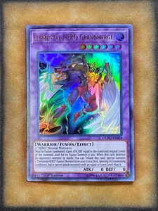 Yugioh Elemental HERO Grandmerge DUPO-EN004 Ultra Rare 1st Ed NM - Picture 1 of 1