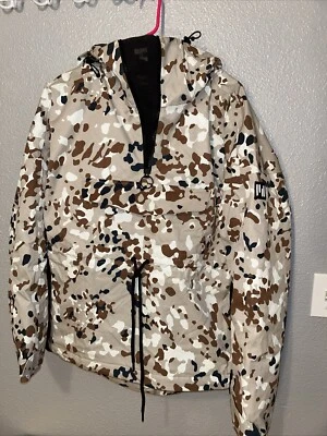 Holden Alpine Camo Print Hooded Ski Outdoor Field Anorak Jacket Pullover Women L - Image 1 of 4