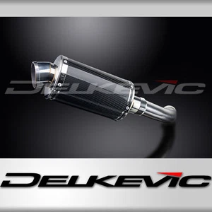 BMW F800S 2006-2011 Slip On 9" Oval Carbon Exhaust Muffler Kit - Bild 1 von 5