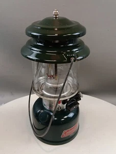 VTG Coleman Adjustable Two Mantle Lantern W/ Brown Case 288 New Mantles Included - Picture 1 of 24