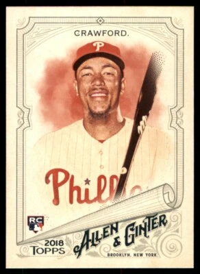 2018 Topps Allen & Ginter #127 JP Crawford Rookie - Image 1 of 2