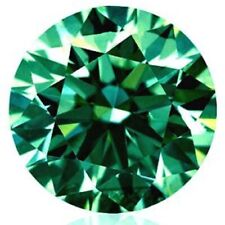 3.30 Ct 10 Mm Fancy Blue Green Color Round Loose Moissanite Diamond For Ring