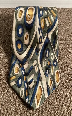 Corbata de seda John Blair 58” L 3,75” W muticolor Foto 1 de 4