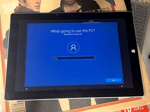 Microsoft Surface 3 Atomx7 Z8700@1.60GHz 128GB SSD 4GB RAM Windows 10 Pro - Picture 1 of 11