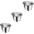 6 Pcs Espresso Filter Basket Portable Coffee Cup Stainless Steel