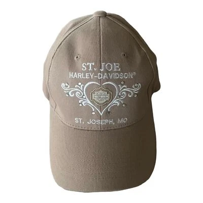 Harley-davidson Women's Tan and Cream Hat - Image 1 of 3