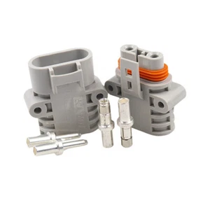 Par de conectores de alimentación de cable AWG gris-elevadora PARA Anderson 50 amperios 600V 6 AWG - Imagen 1 de 18