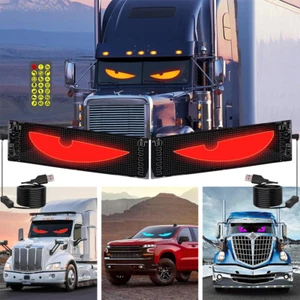 2X Truck-Specific Devil's Eye LED Screen Car Eye Light Truck Dynamic LED Light - Picture 1 of 12