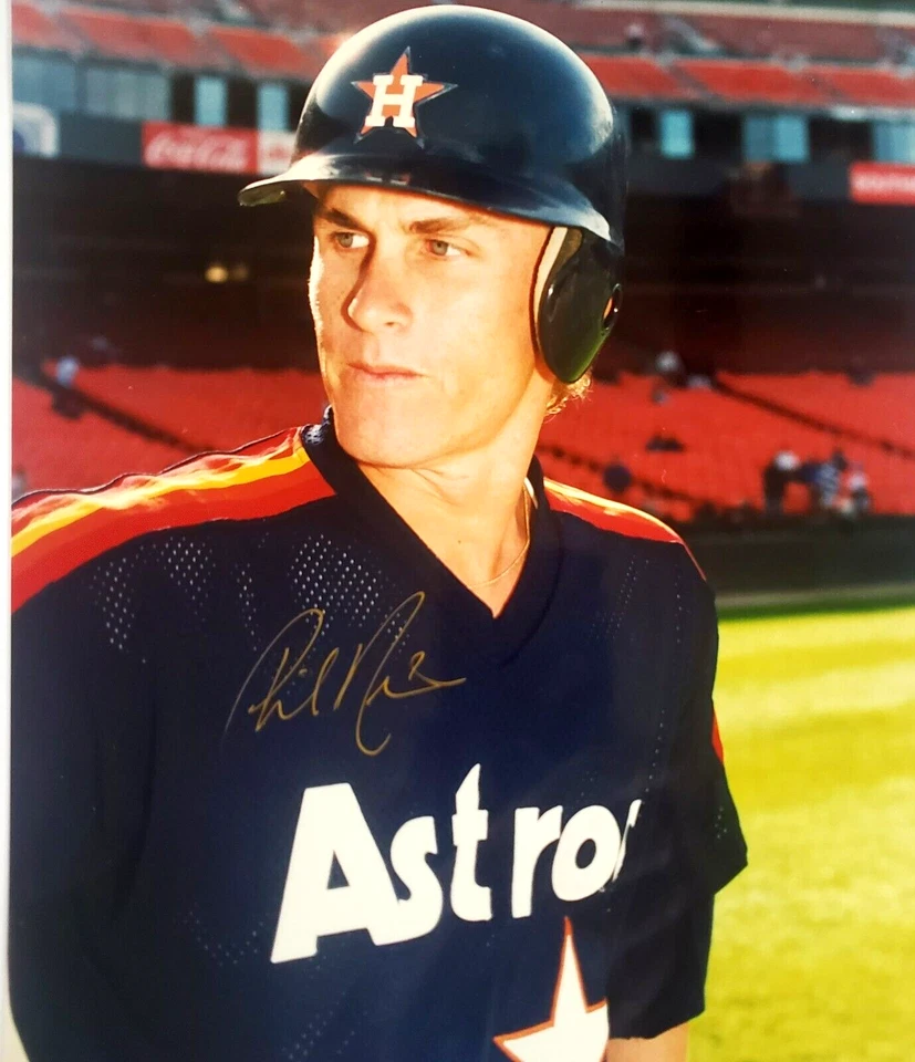 Autograph Phil Nevin Houston Astros Photo w/COA BB-212 - Image 1 of 4