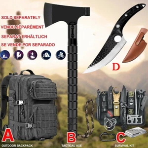 Tomahawk Axt Beil Außen Notfall Survival Gear Kit Messer Überleben Camping Tool - Bild 1 von 33