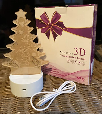 Christmas Tree Creative 3D Decoration. Bright Holiday Tree!! Brand New!! - Image 1 of 4