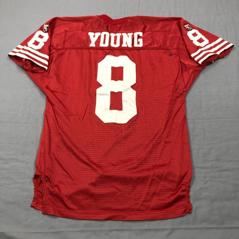 Vintage Steve Young Jersey San Fransisco 49ers Wilson Pro Line USA Made Size 46 Cover