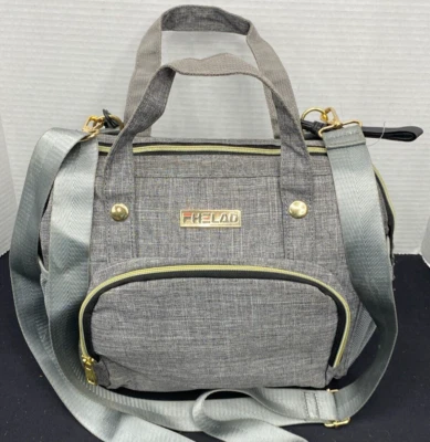 FHELAD Small Diaper Bag Tote Backpack Crossbody, Toddler Bags Gray B26 - Image 1 of 4