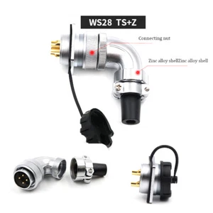 WS28 WEIPU Waterproof Connector 2/3/4/7-26Pin Aviation Bulkhead Connector Plug - Picture 1 of 51