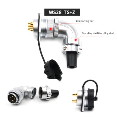 WS28 WEIPU Waterproof Connector 2/3/4/7-26Pin Aviation Bulkhead Connector Plug - Image 1 of 4