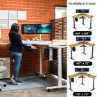 Powerlift L-Shaped Standing Desk Electric Height Adjustable Corner Desk