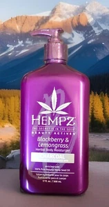 Lozione alla canapa crema idratante corpo alle erbe 17 fl oz - mora e citronella - Foto 1 di 8