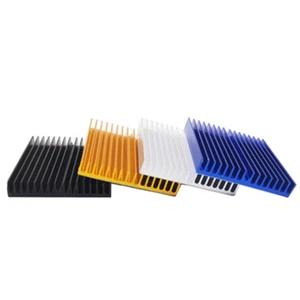 4pcs HEATSINK Anodiz Aluminum 60x60mm Heat Sink Cooler for Chip + Thermal Pads - Afbeelding 1 van 9