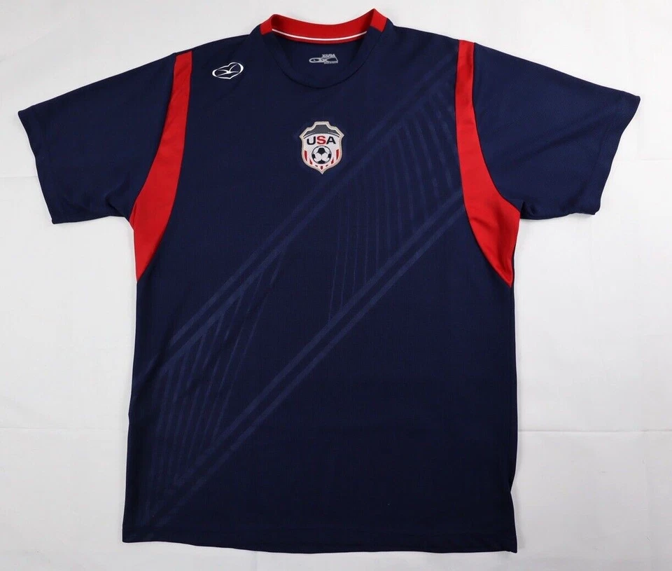 Camiseta deportiva de fútbol de manga corta del equipo Xara grande (L) de Estados Unidos para hombre Foto 1 de 4