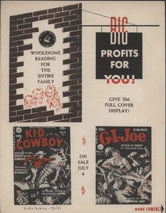 ZIFF-DAVIS, 1951 Comic Book Advertising Sales Flyer (Sent to Retailers) - RARE! - Picture 1 of 1