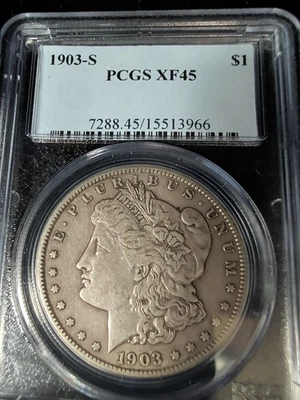 1903-S Morgan Silver Dollar $1 PCGS XF  45 - 15513966 - Image 1 of 4
