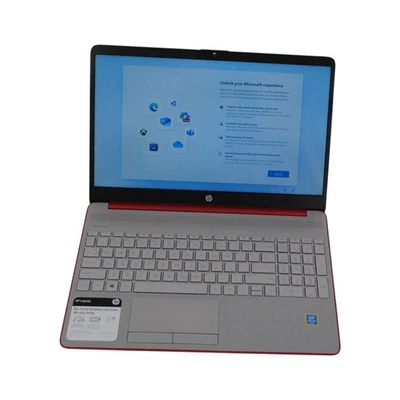 Ноутбук HP 15-dw0081wm 15,6 дюйма Pentium золотой 645U 4 Гб RAM 500 ГБ жесткий диск - Изображение 1 из 4