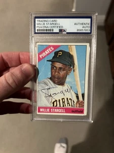 1966 Topps Willie Stargell Auto PSA Certified Autograph Rare Signed Card  - Bild 1 von 4