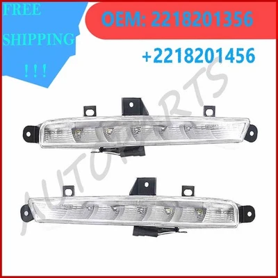 2218201356 Par de luces antiniebla LED de circulación diurna para Mercedes Benz S63 11-13 Foto 1 de 4
