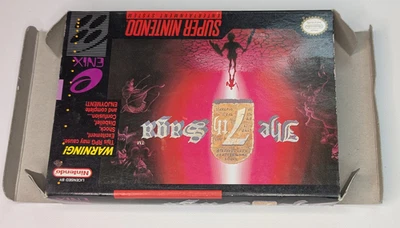 The 7th Saga SNES (Super Nintendo) RPG Game – Authentic Cartridge – Tested - Image 1 of 4