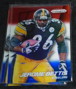 2014 Panini Prizm Football rot weiß blau RWB REFRAKTOR ~ Jerome Bettis #121 - Bild 1 von 1