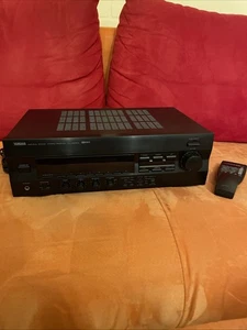 Yamaha RX-496RDS Natural Sound Stereo Receiver, Schwarz! Mit Fernbedienung! - Bild 1 von 12