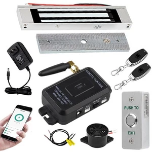 Premium Smart APP Entriegeln Zugangskontrollsystem Kit, vereinfachte Verkabelung Tür... - Bild 1 von 8