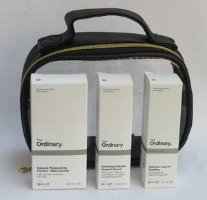 The Ordinary Bundle ❤️Natural Moisturizing. Salicylic Acid. Serum ❤️ Make Up Bag - Picture 1 of 12