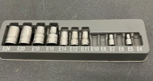 Snap On Torx Socket Set E5-e24 1/2 Drive Read - Picture 1 of 12