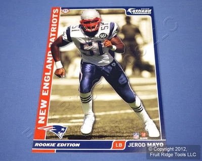 Jerod Mayo England Patriots NFL 2008 Rookie Fathead Player Wall Decal 5"x7" - Image 1 of 3