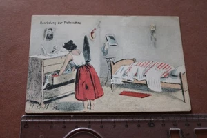 tolle alte Künstlerkarte - Ausrüstung zur Flottenschau - Ahlbeck 1916 - Picture 1 of 2