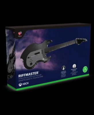 PDP RIFFMASTER Wireless Guitar Controller for Xbox Series X | Black | BRAND NEW - Image 1 of 2