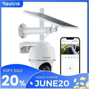 Reolink 2K+ 4G Outdoor Security Camera 355° Pan & 140° Tilt GoPTPlus+Solar Panel - Picture 1 of 12