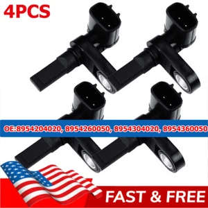 4 piezas sensor de velocidad de rueda ABS derecho e izquierdo para Toyota Tacoma 2005-2017 2,7 L 4,0 L - Imagen 1 de 8