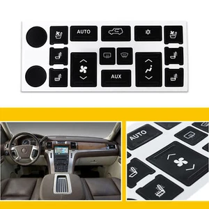 For 2007-2014 Cadillac Escalade EXT ESV Climate Control Worn Button Repair Decal - Bild 1 von 4