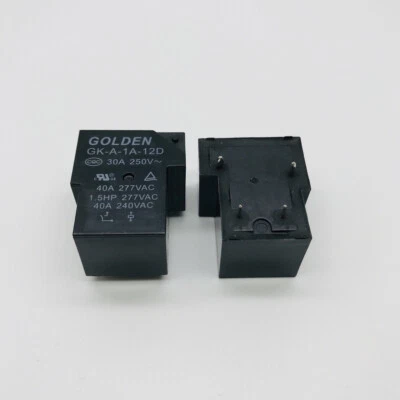GK-A-1A-12D 12VDC General Purpose Relay 30A 4 Pins x 20PCS NEW - Image 1 of 3