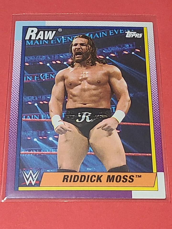 WWE WWF RIDDICK MOSS 2021 TOPPS HERITAGE #36 (MADCAP) - Image 1 of 1