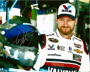 2016 Dale Earnhardt Jr Valvoline Nationwide Signed 8x10 Photo W/ COA #2 W/ COA