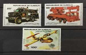 DJIBOUTI #581-583. COMPLETE SET OF 3, FIRE PREVENTION. MNH - Picture 1 of 1